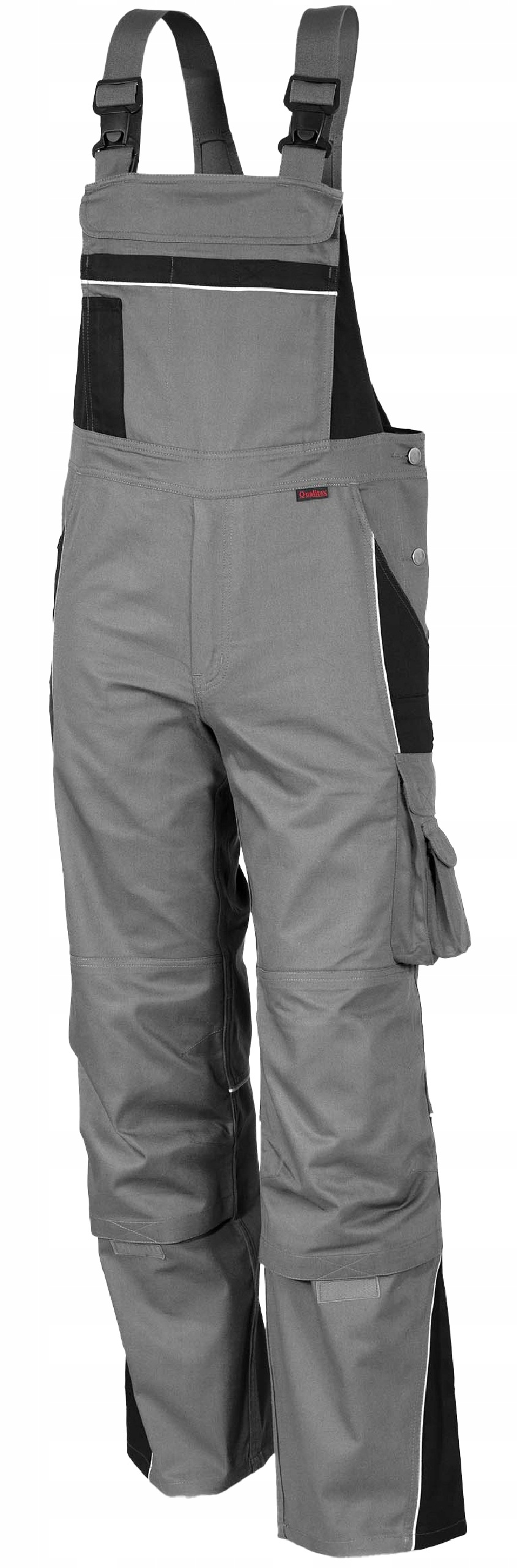 SPODNIE OGRODNICZKI QUALITEX PRO 61937TC SZARY/CZARNY