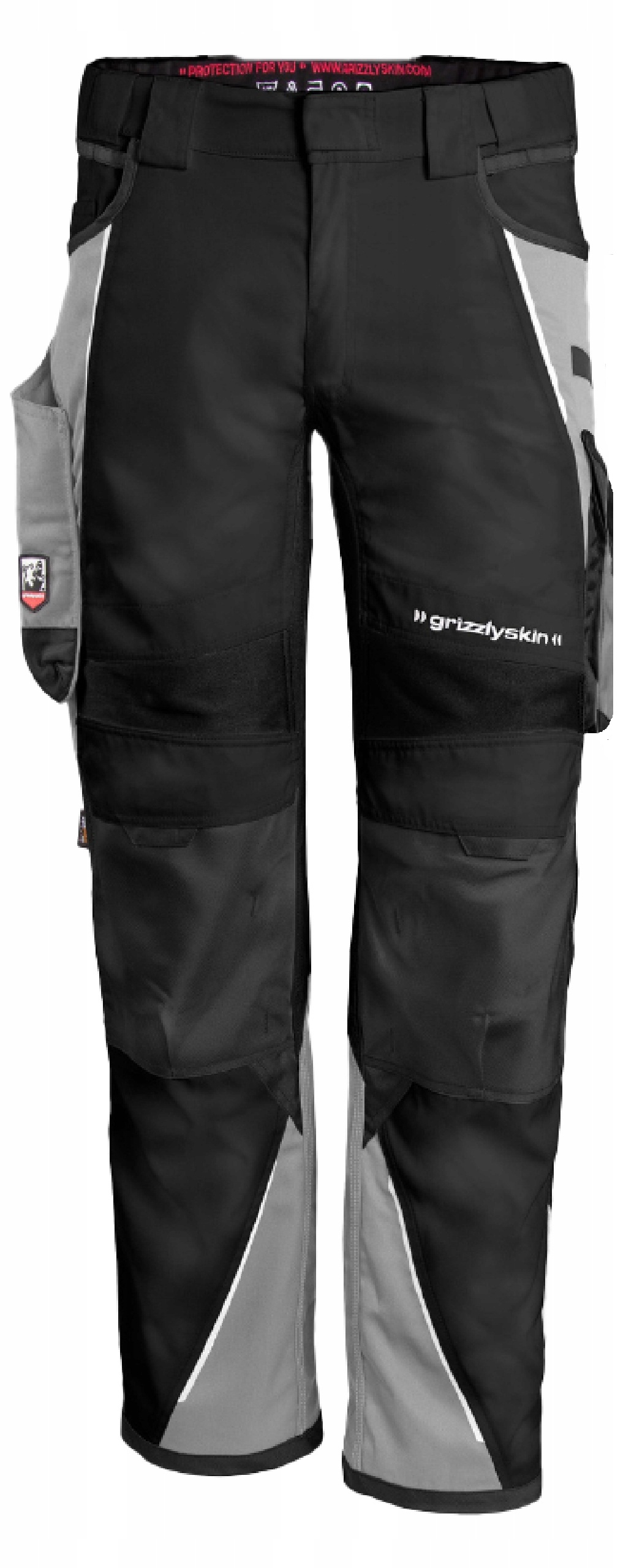 SPODNIE DO PASA QUALITEX IRON GIM3808 CZARNY/SZARY